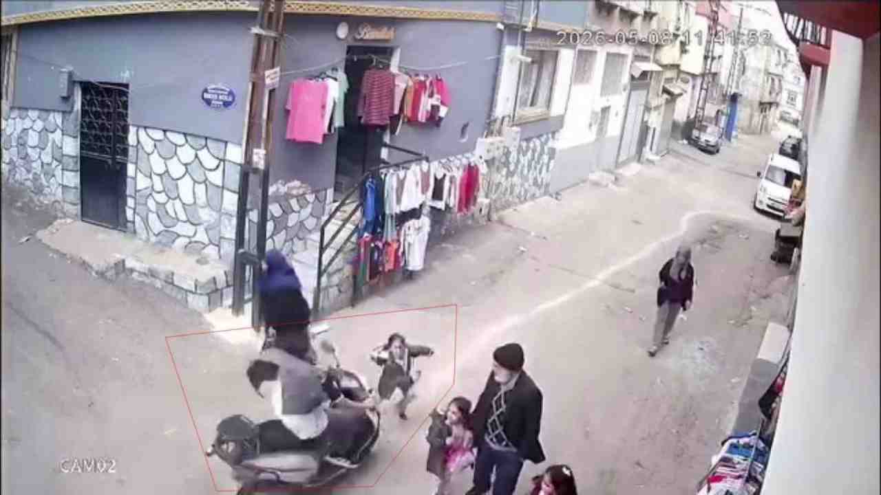 Gaziantep’te dehşete düşüren kaza: Motosiklet küçük kıza çarpıp kaçtı