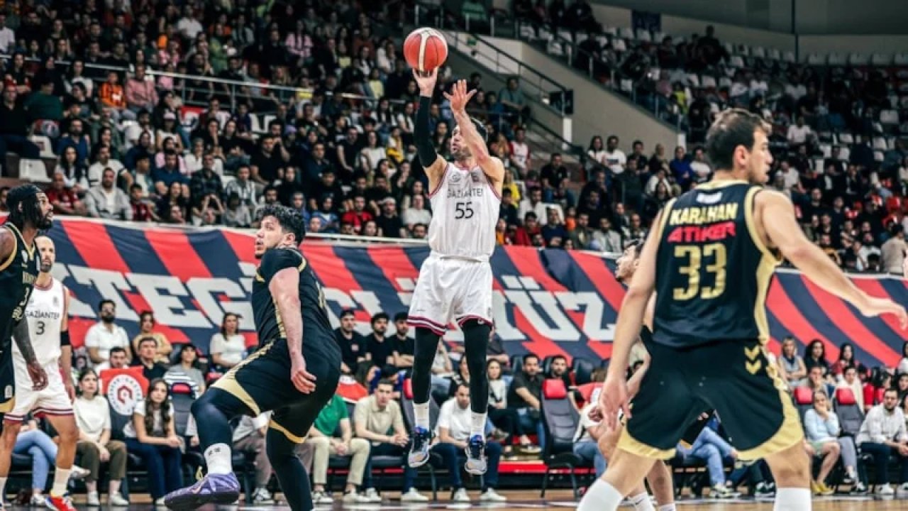 Gaziantep Basketbol yarı finale galibiyetle başladı! Konya BB karşısında geri dönüş