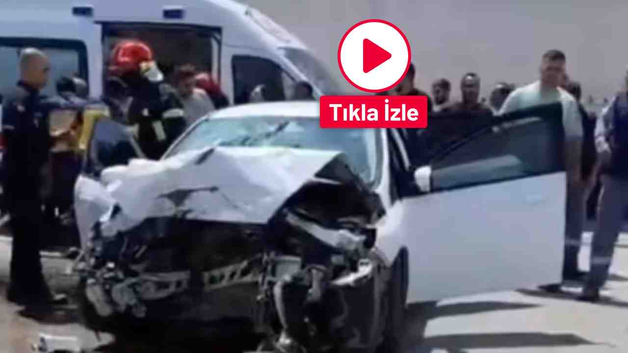 Gaziantep OSB’de Can Pazarı! TIR’a Arkadan Çarpan Otomobil Hurdaya Döndü