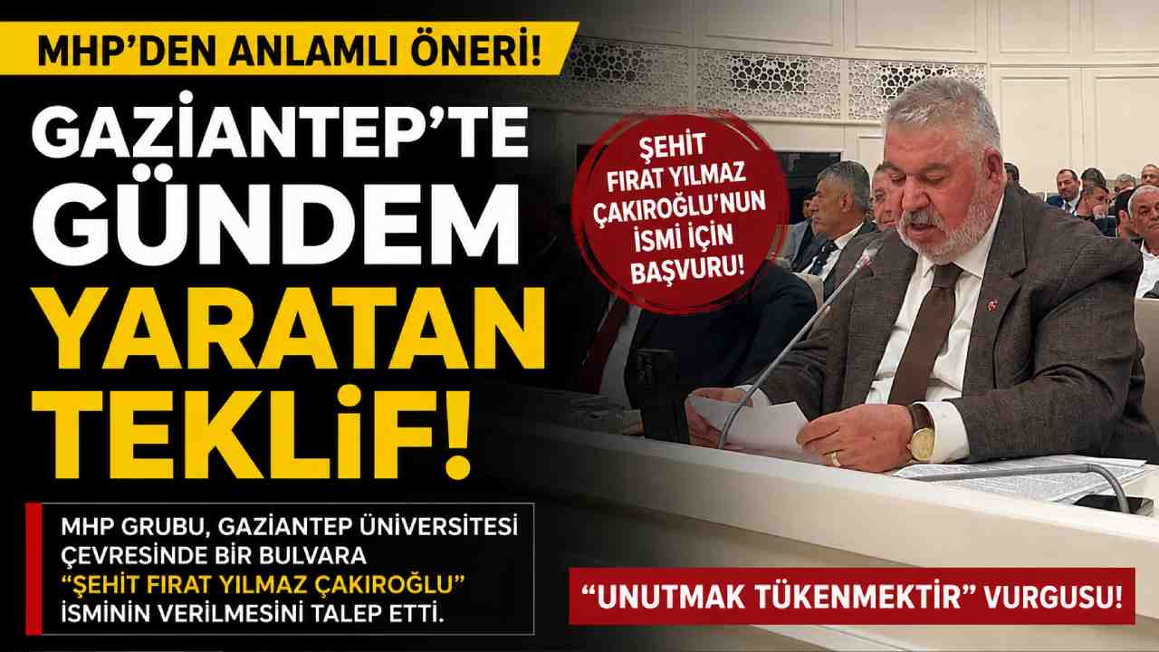 Gaziantep’te Gündem Yaratan Teklif!