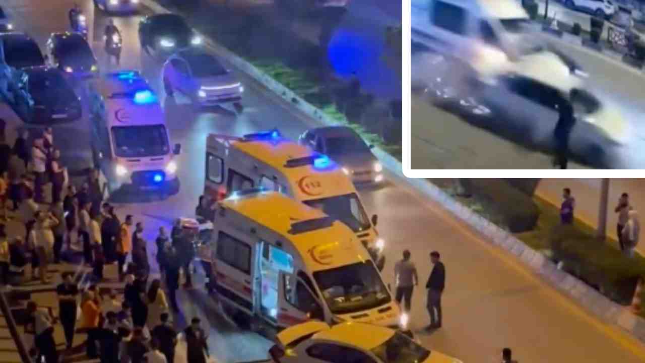 Gaziantep’te Dehşet Anları: Ambulansın da Karıştığı Kazada Facianın Eşiğinden Dönüldü!