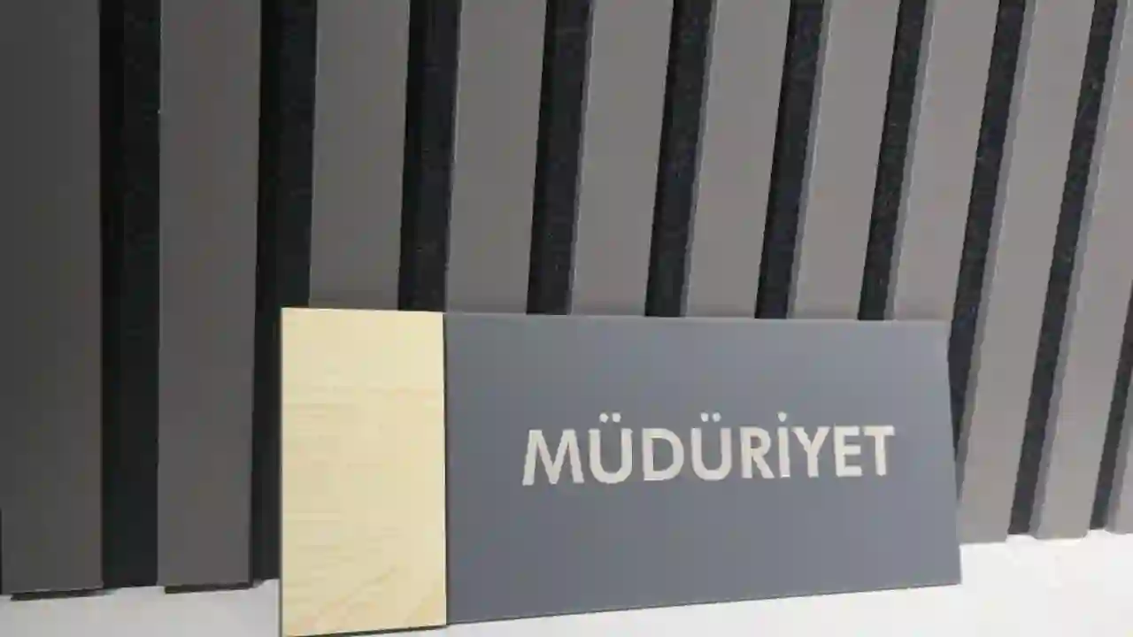 Dekoratif Kapı İsimlikleri
