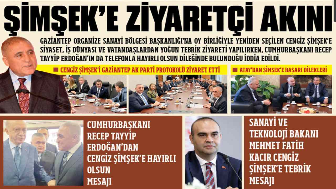Şimşek’e Ziyaretçi Akını