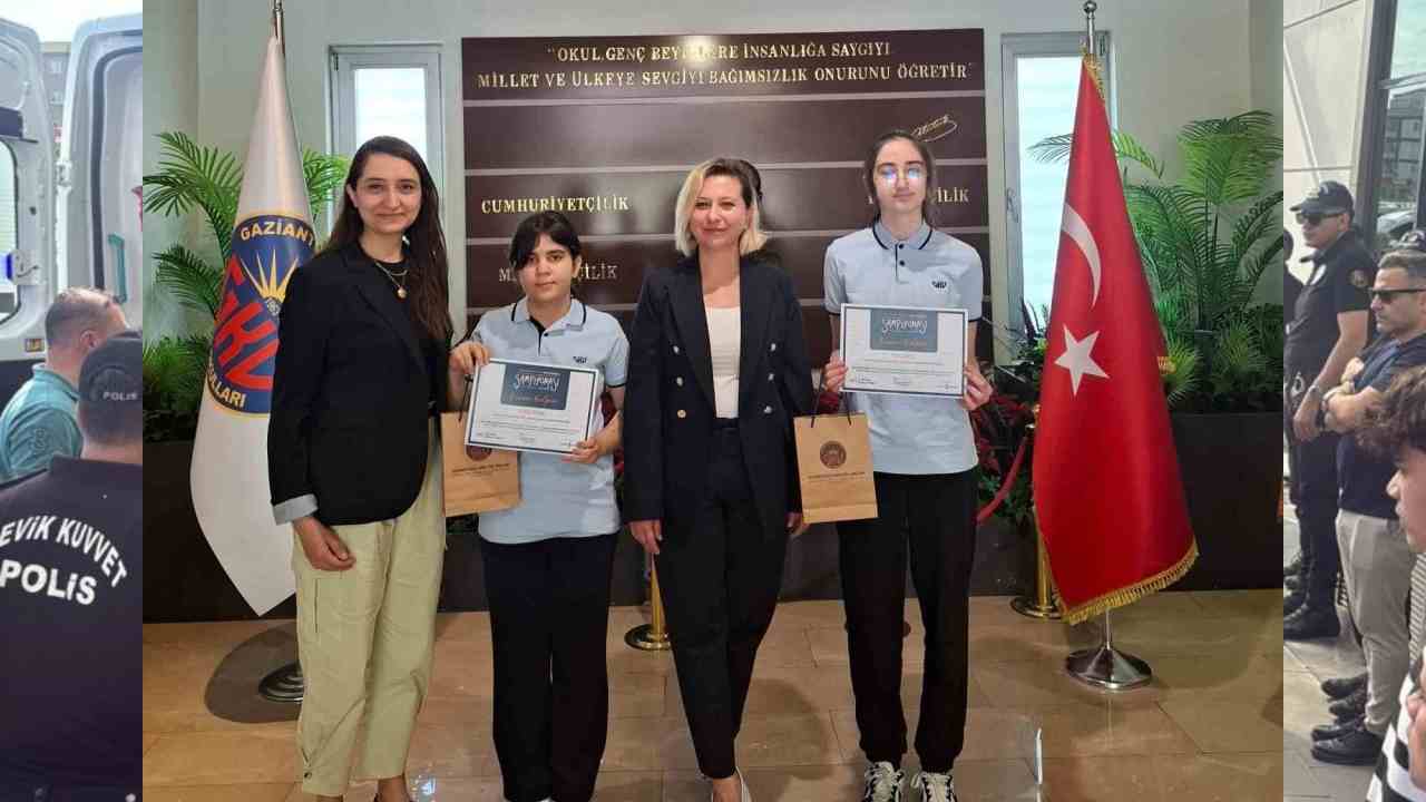 Gaziantep Kolej Vakfı öğrencilerinden Zeka Oyunlarında Türkiye derecesi