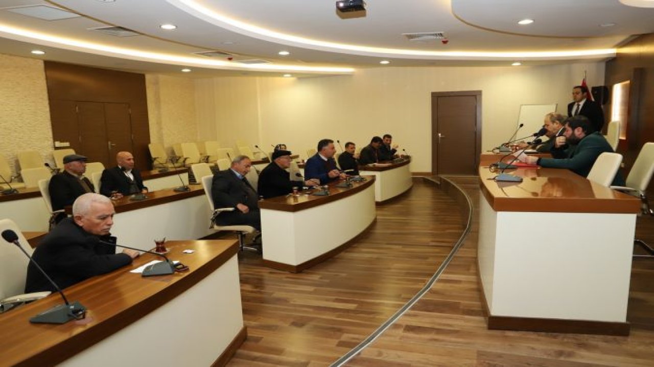 Oğuzeli'nde 2019'un ilk meclis toplantısı gerçekleşti