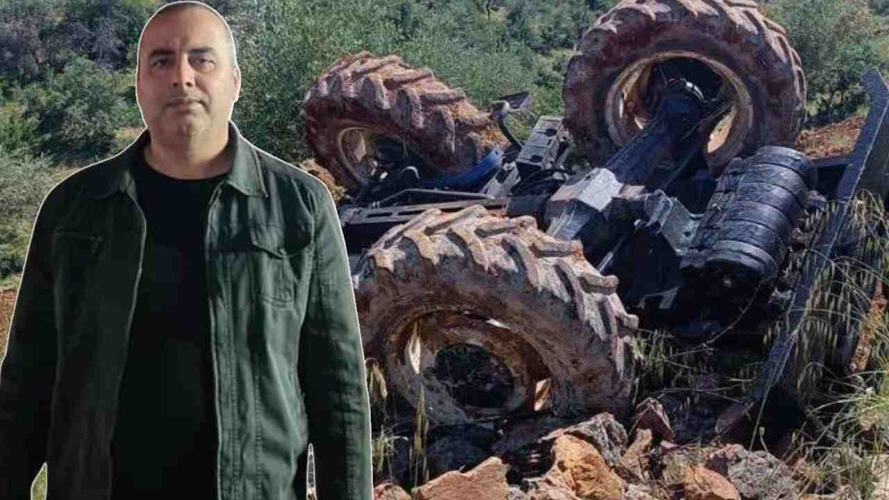 Gaziantep’te devrilen traktörün sürücüsü hayatını kaybetti