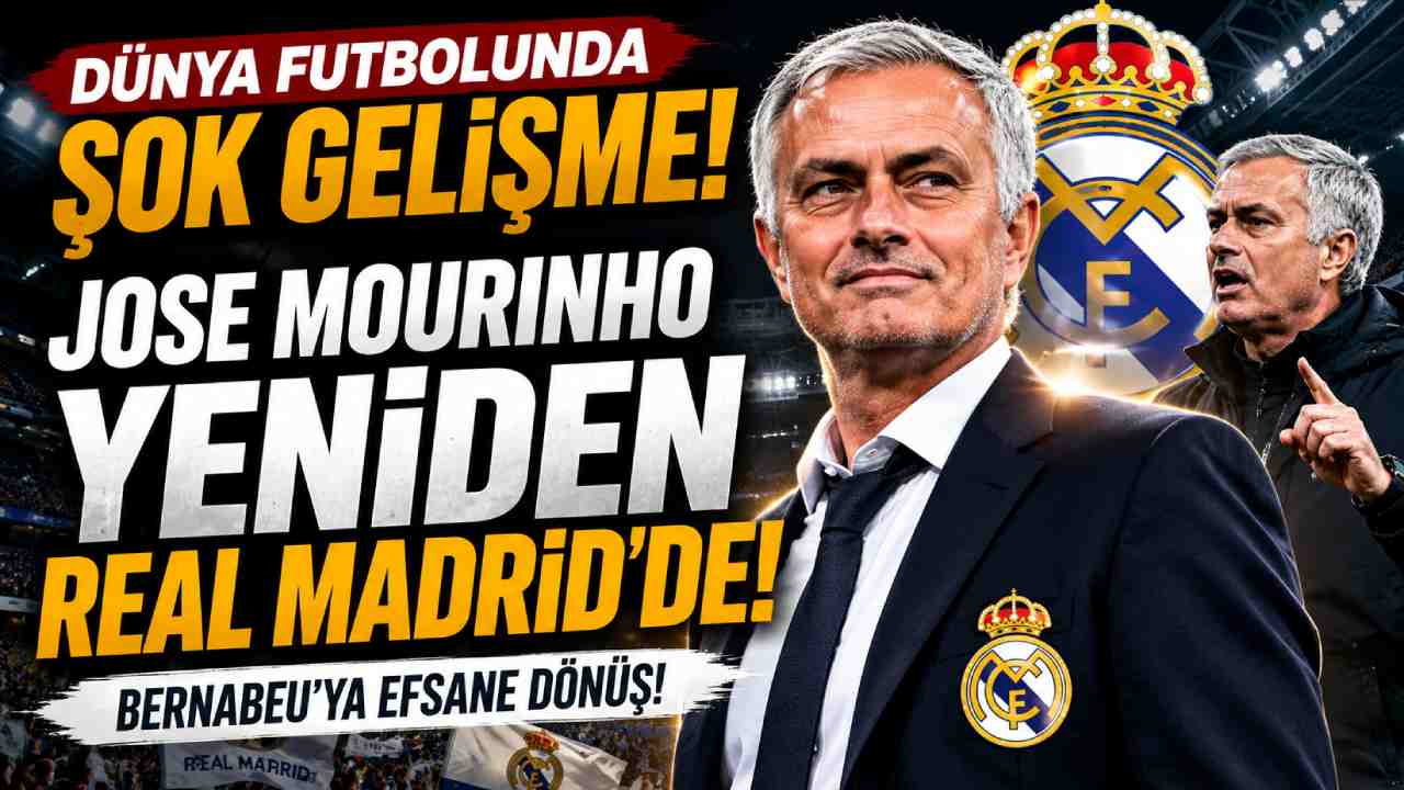 Dünya futbolunda şok gelişme! Jose Mourinho Yeniden Real Madrid'de!