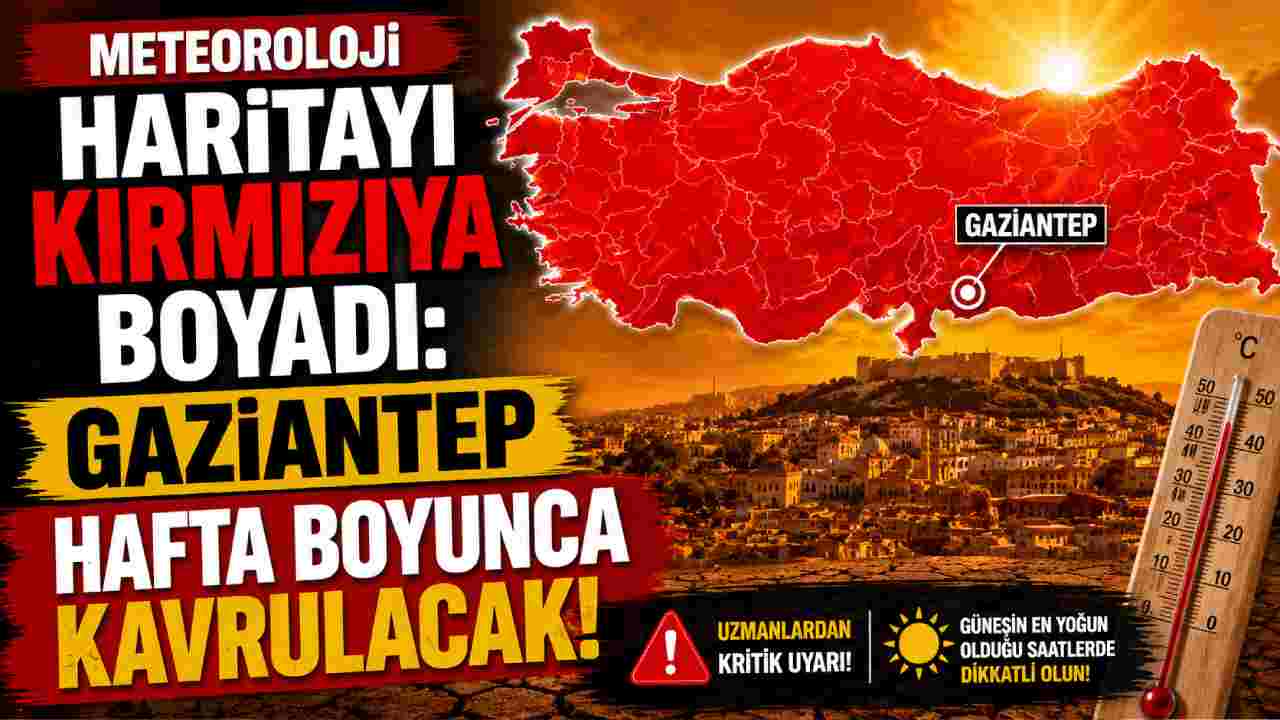 Gaziantep'te sıcaklık rekoru kapıda! Uzmanlar saat vererek uyardı