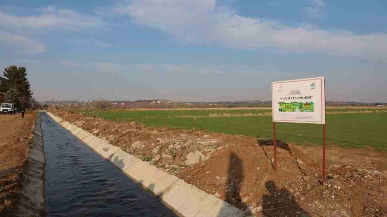 Gaziantep'te 100 bin hektar alan sulanacak