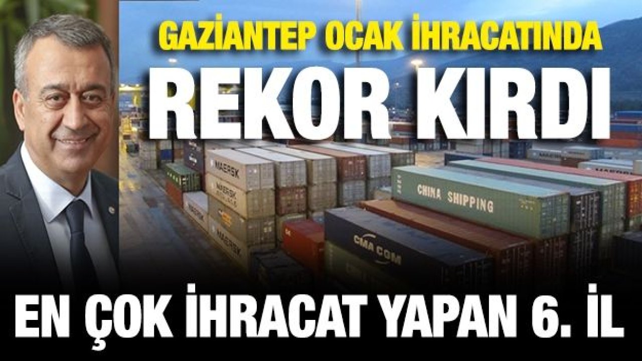 Gaziantep Ocak İhracatında Rekor Kırdı
