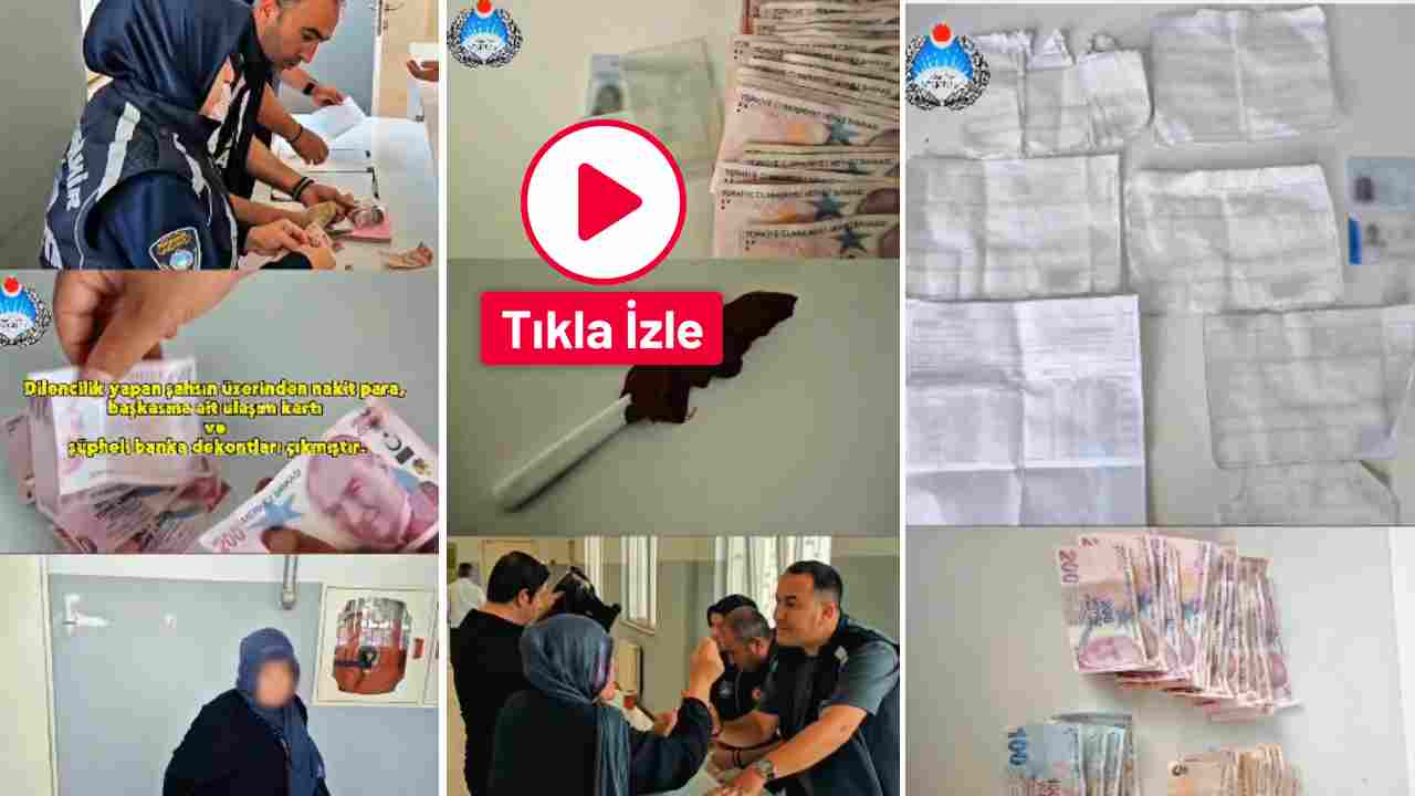 Gaziantep'te Dilenci Operasyonu! Hesabından Çıkan Para Şoke Etti