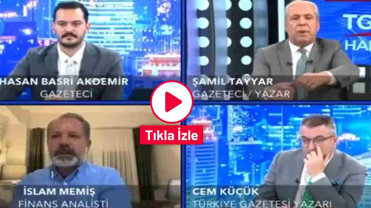 Canlı Yayında Altın Gerilimi! Şamil Tayyar ve İslam Memiş Arasında Sert Tartışma