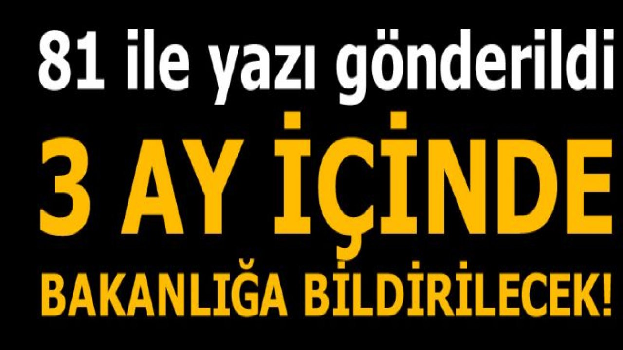 81 ile gönderildi! 3 ay içinde...