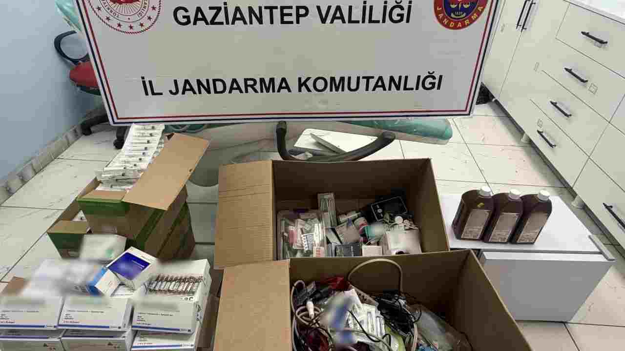 Gaziantep'te Şok Baskın! Sahte Diş Kliniğinde Yok Yok