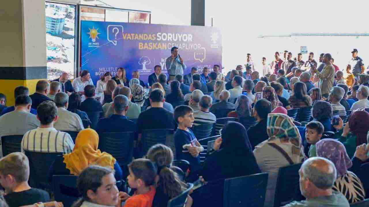 Yılmaz, Kuzeyşehir’de vatandaşlarla buluştu