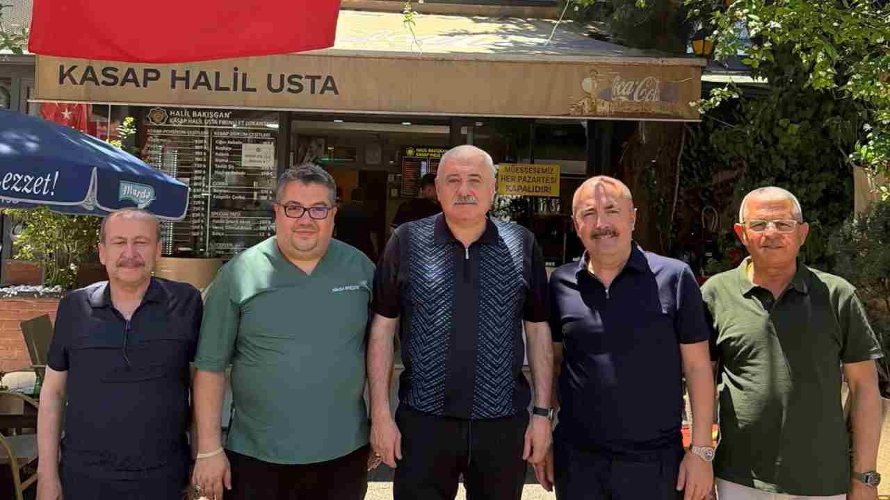 Gaziantep'te Protokol Buluşması! Kasap Halil Usta'ya Anlamlı Ziyaret