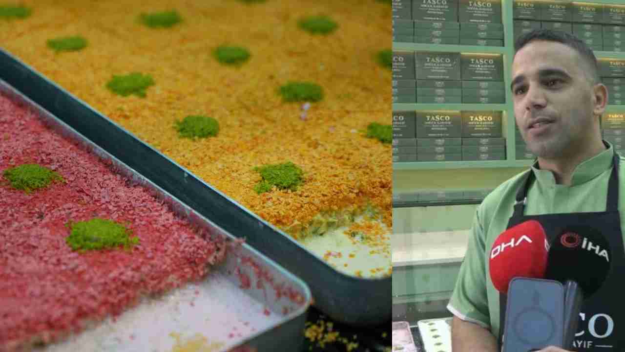 Gaziantep'te Soğuk baklavanın rakibi soğuk kadayıf yoğun ilgi görüyor
