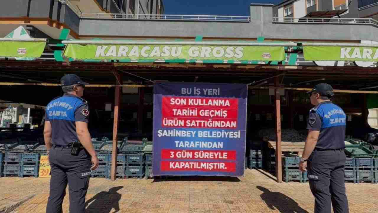 Gaziantep'te Skandal! Tarihi Geçmiş Ürün Satan Market Mühürlendi