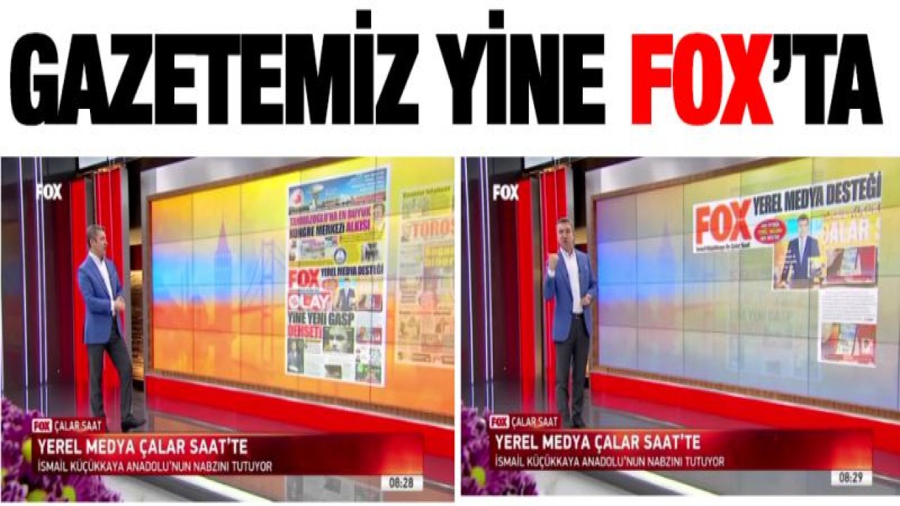OLAY GAZETESİ FOX TV ekranlarında
