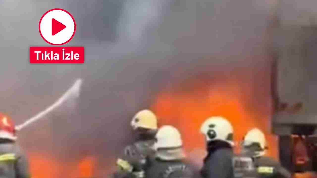 Gaziantep Sanayisinde Korkutan Yangın! Alevler Otomobili Küle Çevirdi
