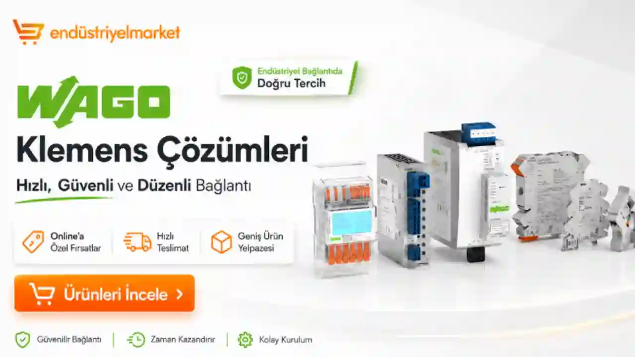 WAGO Klemensler ile Elektrik Bağlantılarında Hızlı, Güvenli ve Düzenli Çözümler