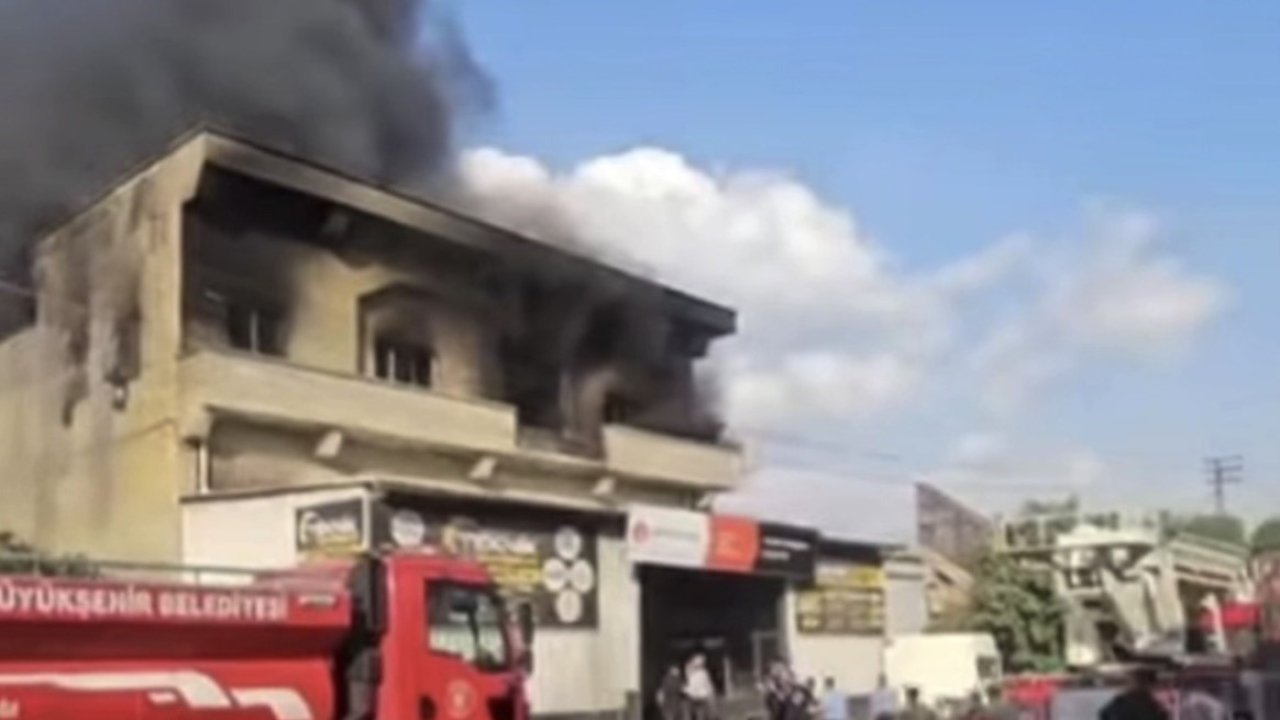 Gaziantep KÜSGET'te iş yeri yangını
