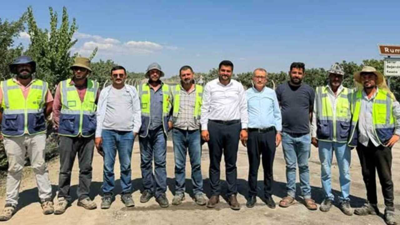 Başkan Şahin’e Araban’daki asfalt hizmeti için teşekkür