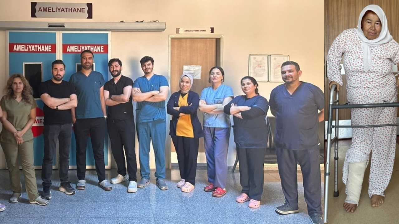 Gaziantep'te Mucize Gibi Operasyon! 65 Yaşındaki Kadın 55 Yıl Sonra Rahat Yürümeye Başladı