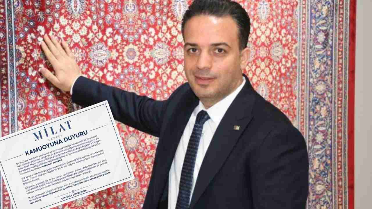 Milat Halı Sessizliğini Bozdu! Beşiktaş'a 1 Milyon Euro İddialarına Sert Yanıt
