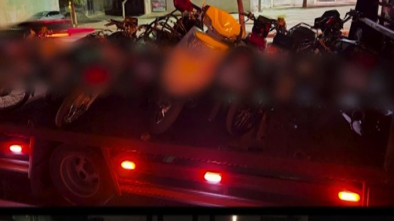 Gaziantep’te 876 motosiklet sürücüsüne 11 milyon TL ceza