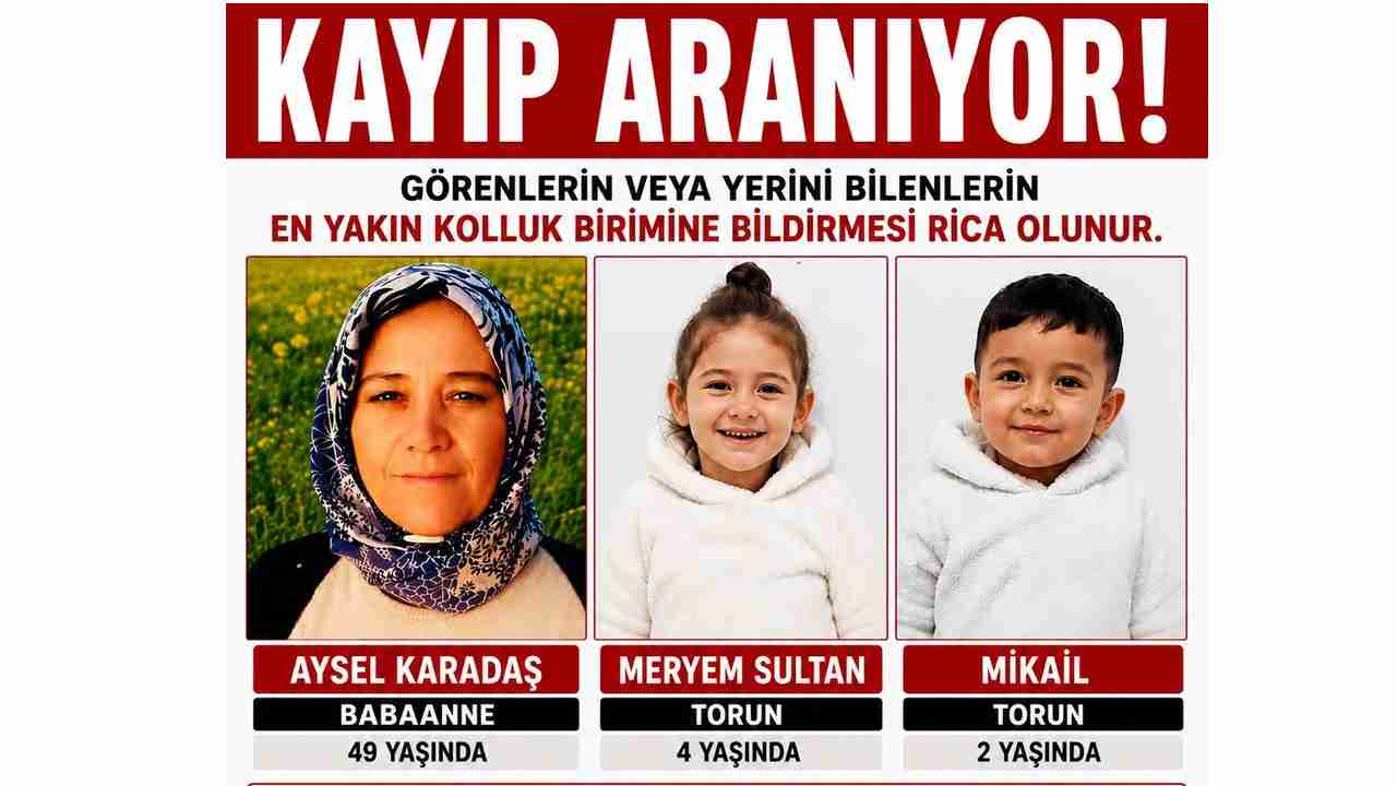 Gaziantep'te 19 Gündür Kayıplar! 2 Minik Kardeş ve Babaanneleri Aranıyor