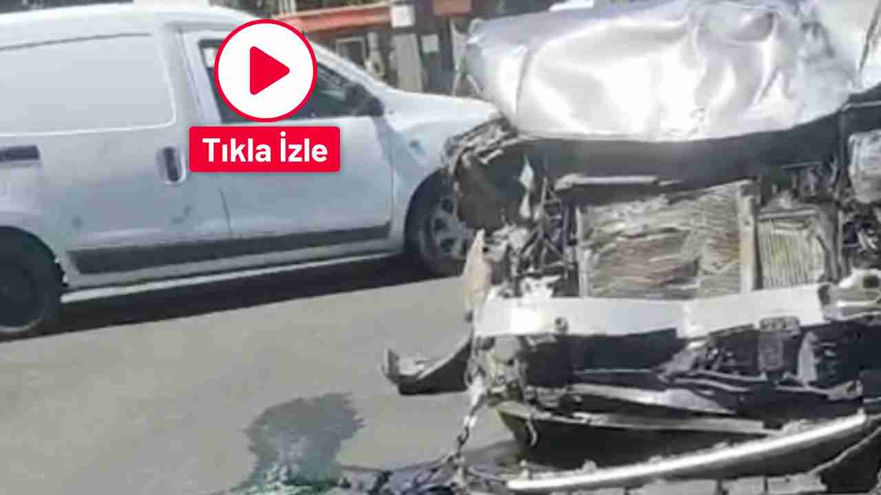 Gaziantep 3. Organize Sanayi'de Feci Kaza! Ticari Araç ile Minibüs Çarpıştı: 2 Yaralı
