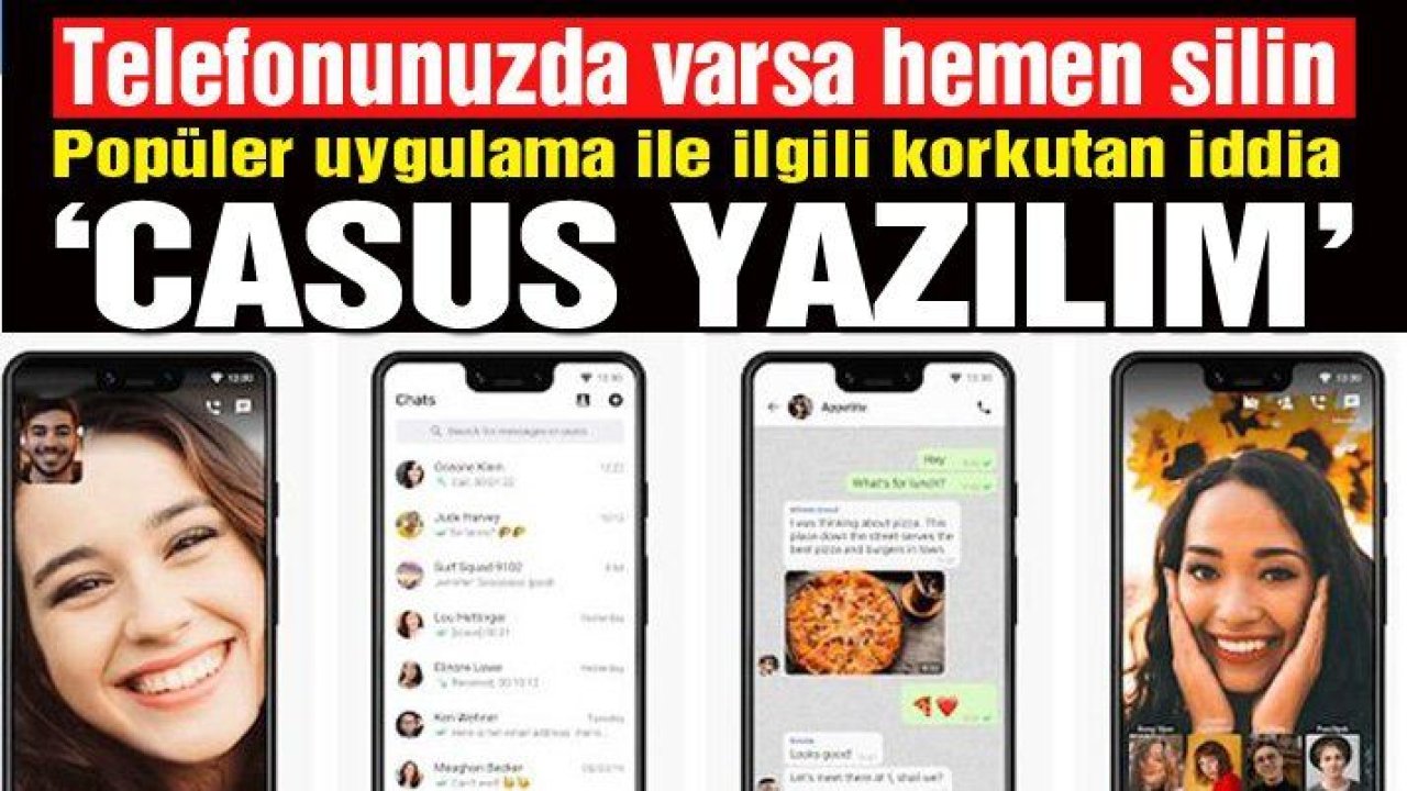 Türkiye’de de kullanılan uygulama hakkında casusluk iddiası