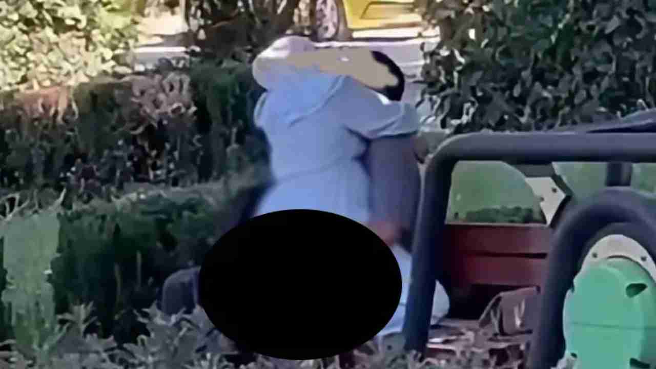 Gaziantep’te parkta kadın ve erkekten uygunsuz hareketler!