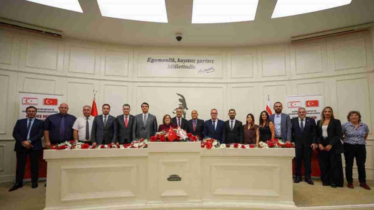 Gaziantep, Gazimağusa ile kardeş şehir protokolü imzaladı