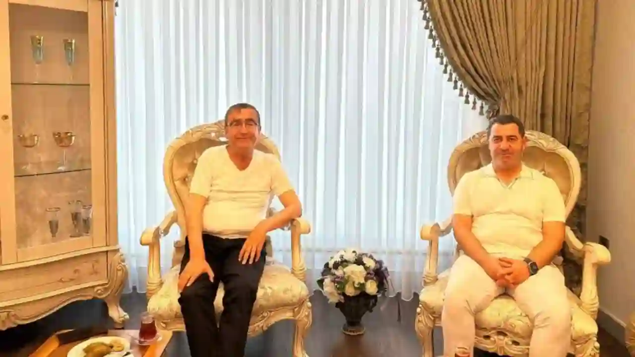 Milletvekili Bünyamin Bozgeyik’ten gazeteci Ali Babat’a ’geçmiş olsun’ ziyareti