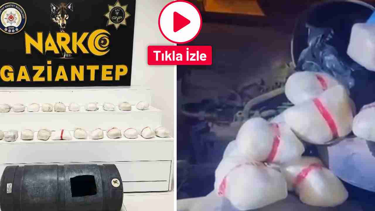 Gaziantep'te Dev Uyuşturucu Operasyonu!