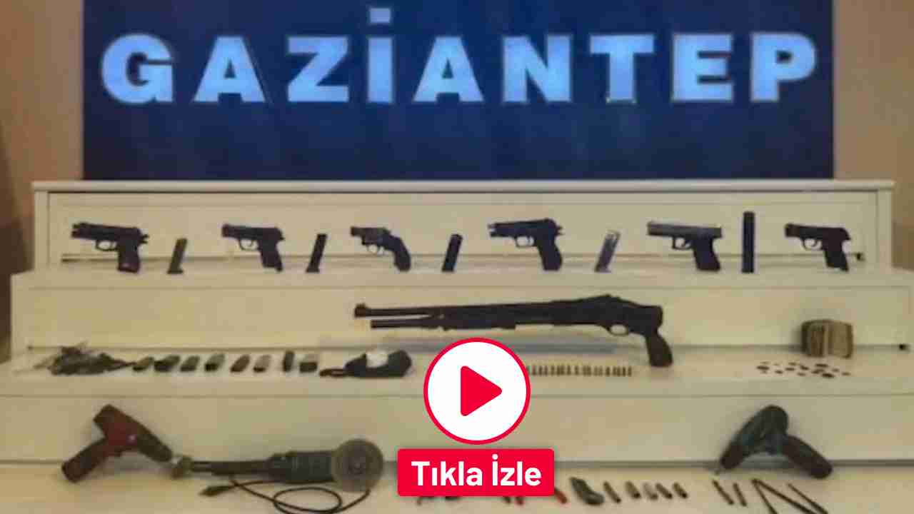Gaziantep’te Şok Baskın: Ev Değil Sanki Cephanelik ve Müze!