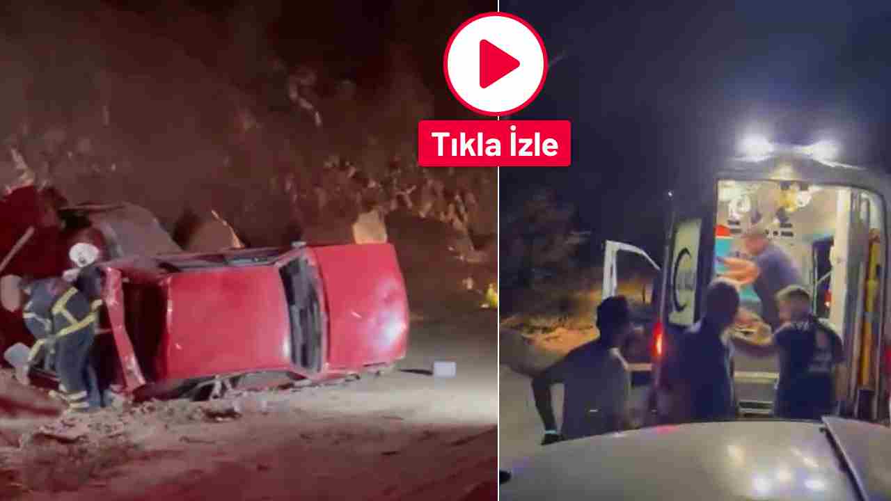 Gaziantep’te Feci Kaza! 200 Metrelik Uçuruma Yuvarlandı