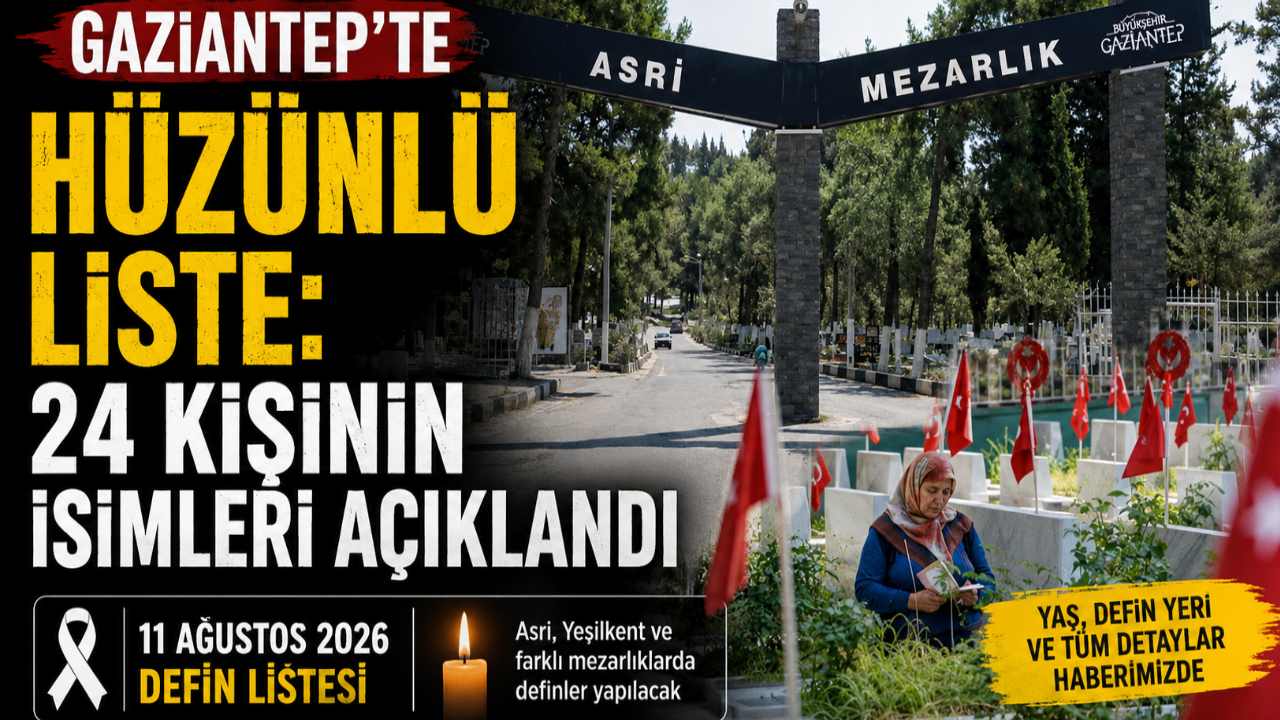 Gaziantep’te 24 Kişi Hayatını Kaybetti! İşte İsim İsim Liste