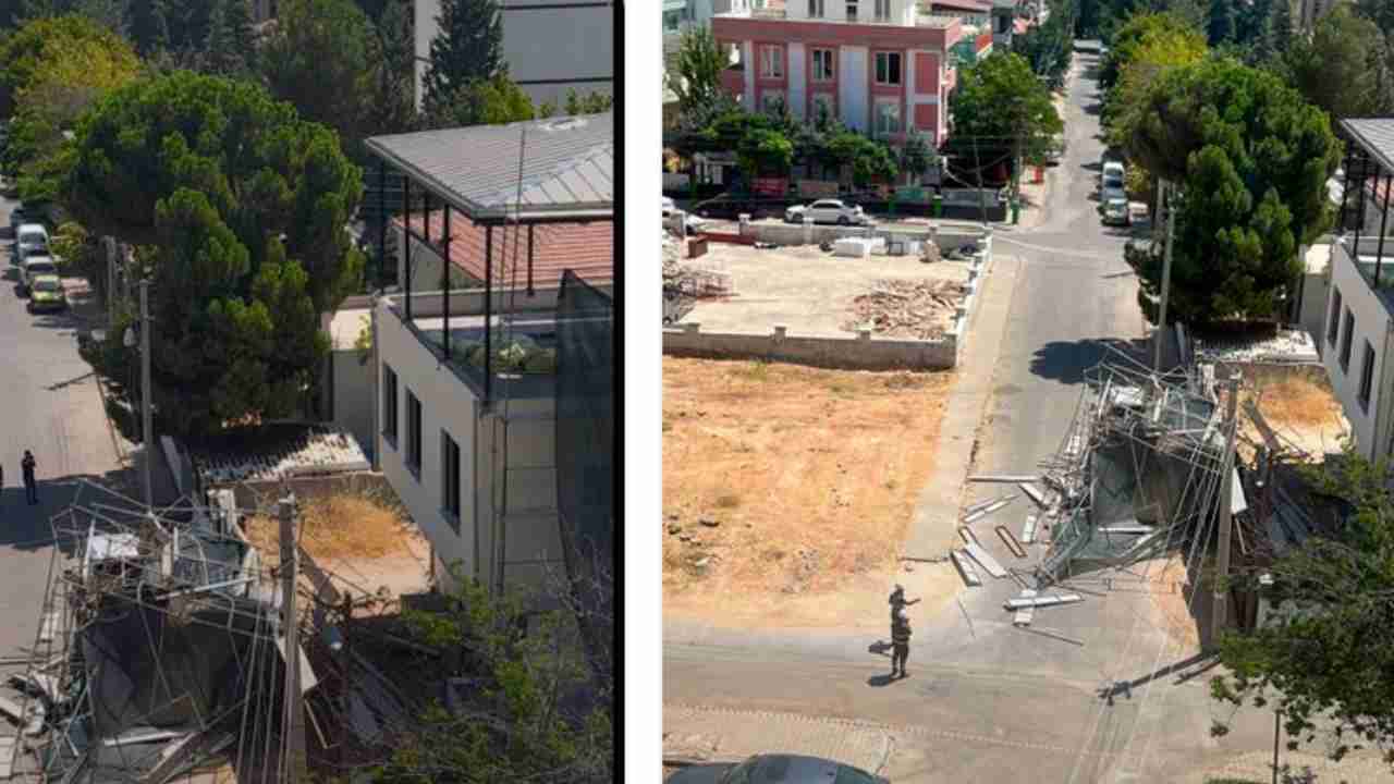 Gaziantep’te Yapımı Süren Binada Kaza! Kaçak Kat İddiası Gündemde