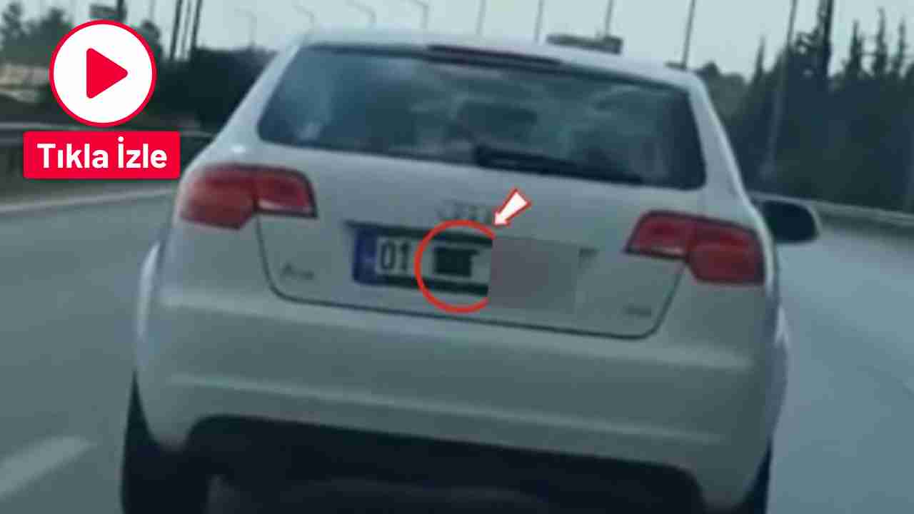 Gaziantep'te otoyolda plaka gizleyerek seyreden araca 140 bin TL ceza