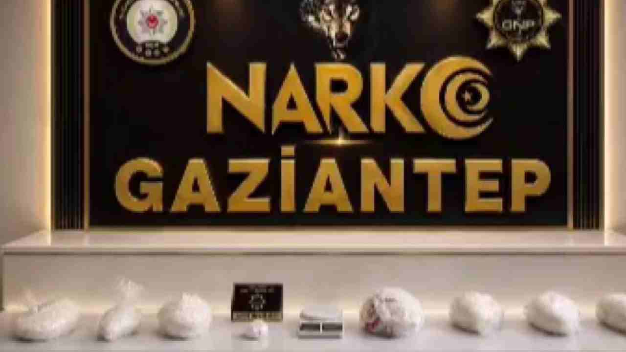 Gaziantep’te 7 kilo uyuşturucu ele geçirildi: 2 gözaltı