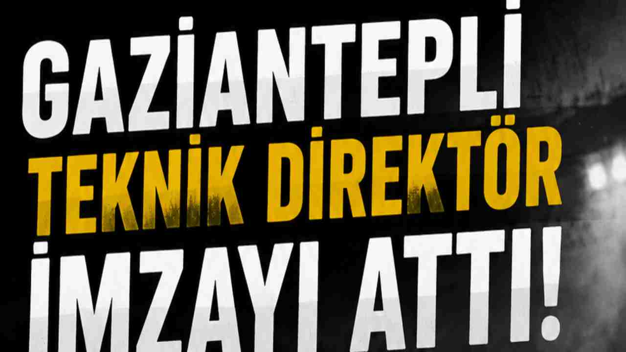 Gaziantepli Teknik Direktör İmzayı Attı! Hedefi Şampiyonluk