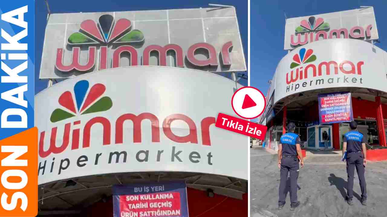 Gaziantep'in Yerel Zincir Marketi 'WİNMAR'da Skandal! KAPATILDI