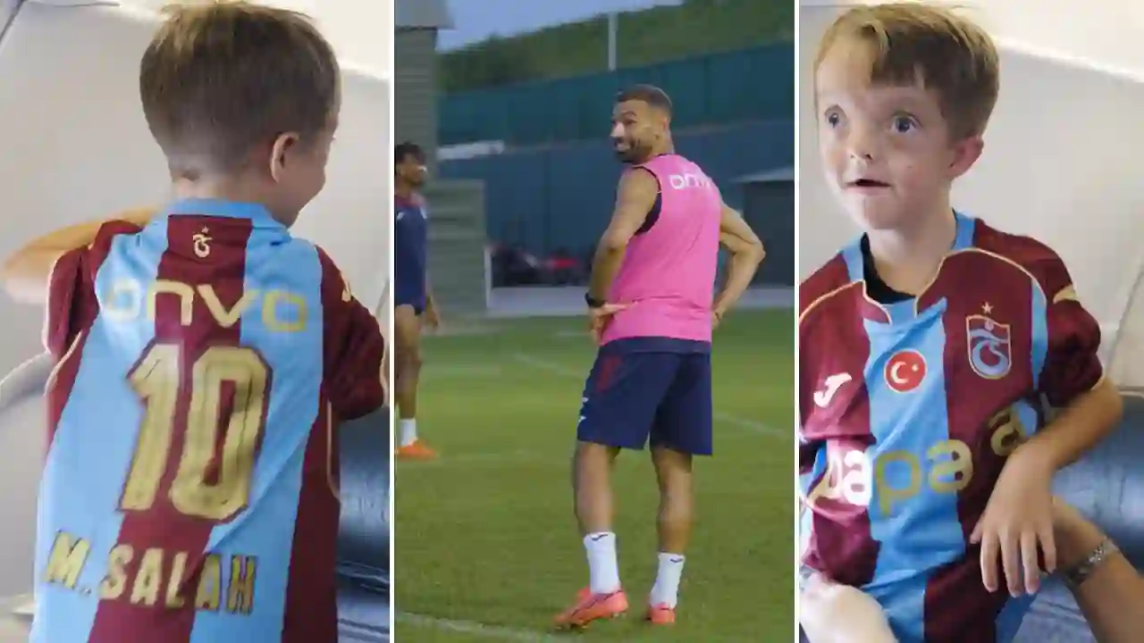 Mohamed Salah ve Isaac Kearney Trabzon’da Buluştu