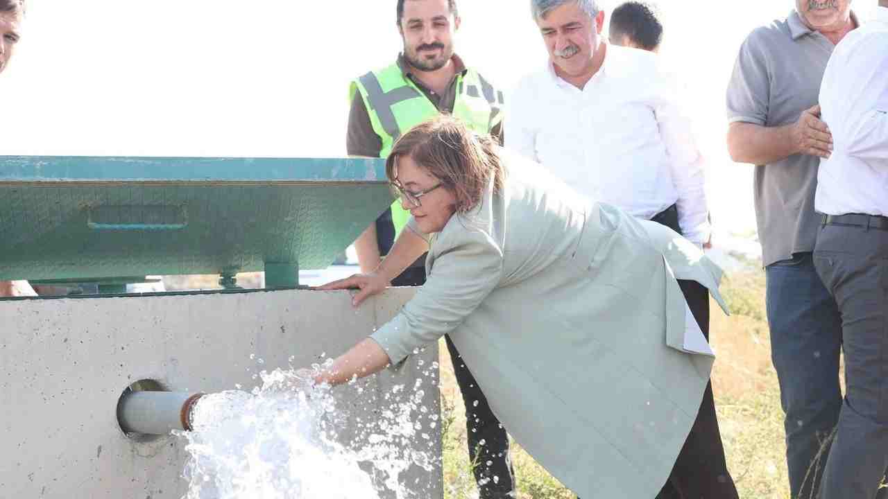Gaziantep’te 50 Yıllık Bekleyiş Sona Erdi! Tarlalara Su Ulaştı