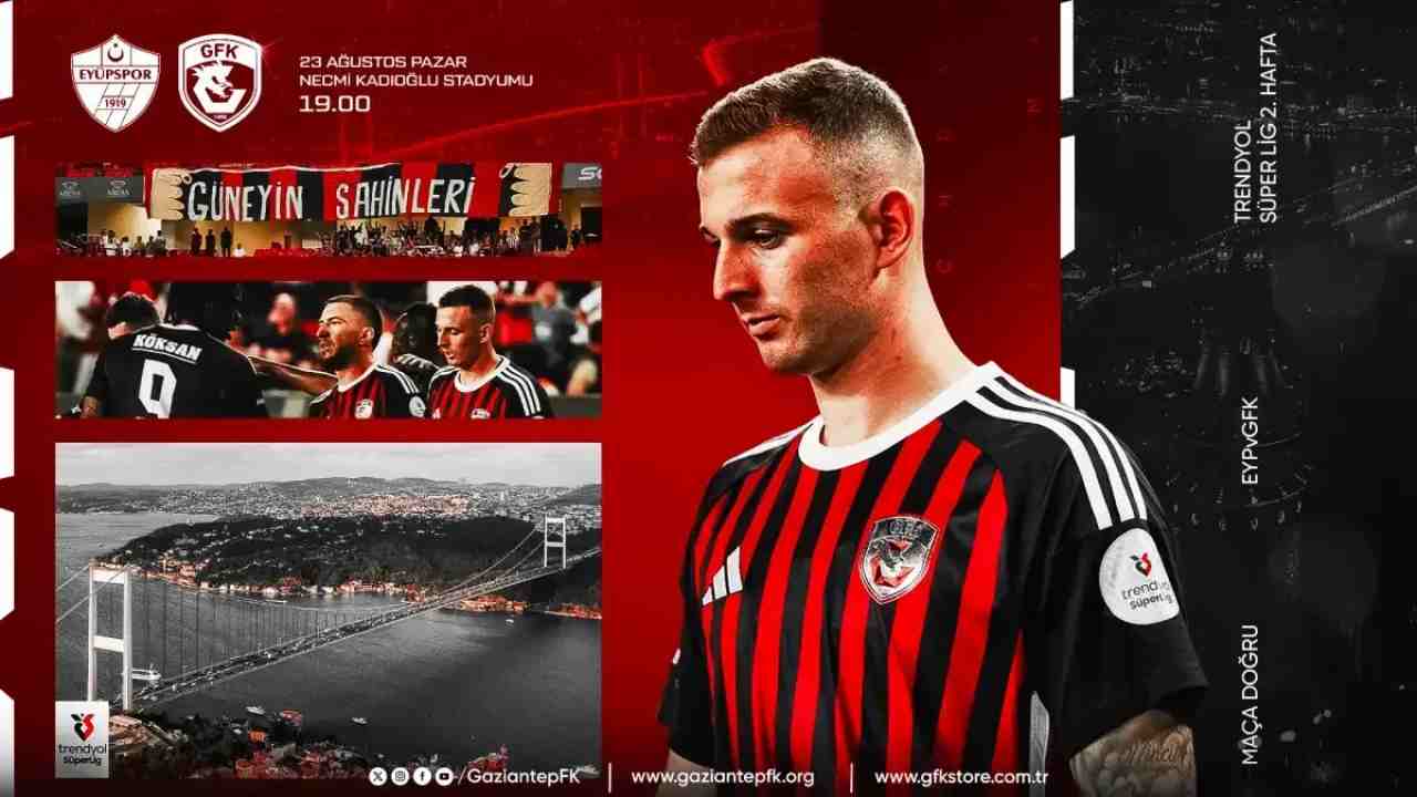 Gaziantep FK, İstanbul'da 3 Puan Peşinde! İşte Eyüpspor Maçı Öncesi Muhtemel 11'ler