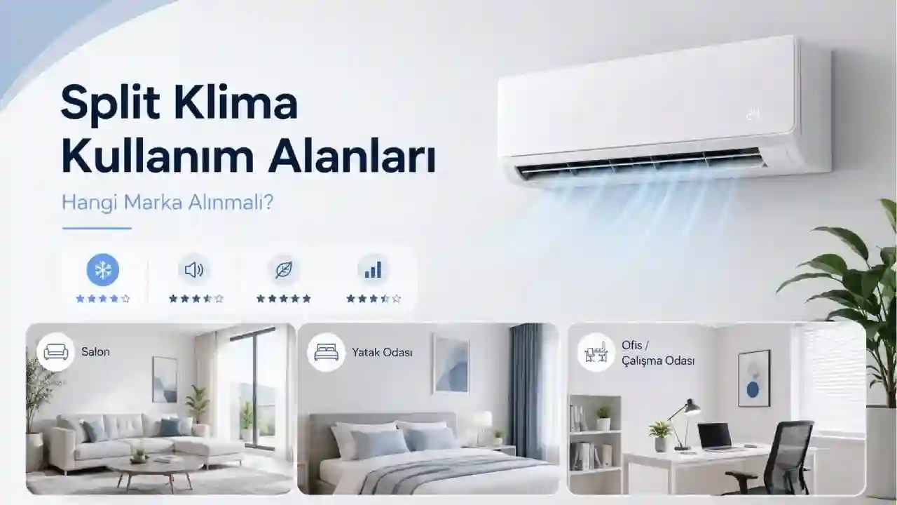 Split Klima Kullanım Alanları Hangi Marka Alınmalı