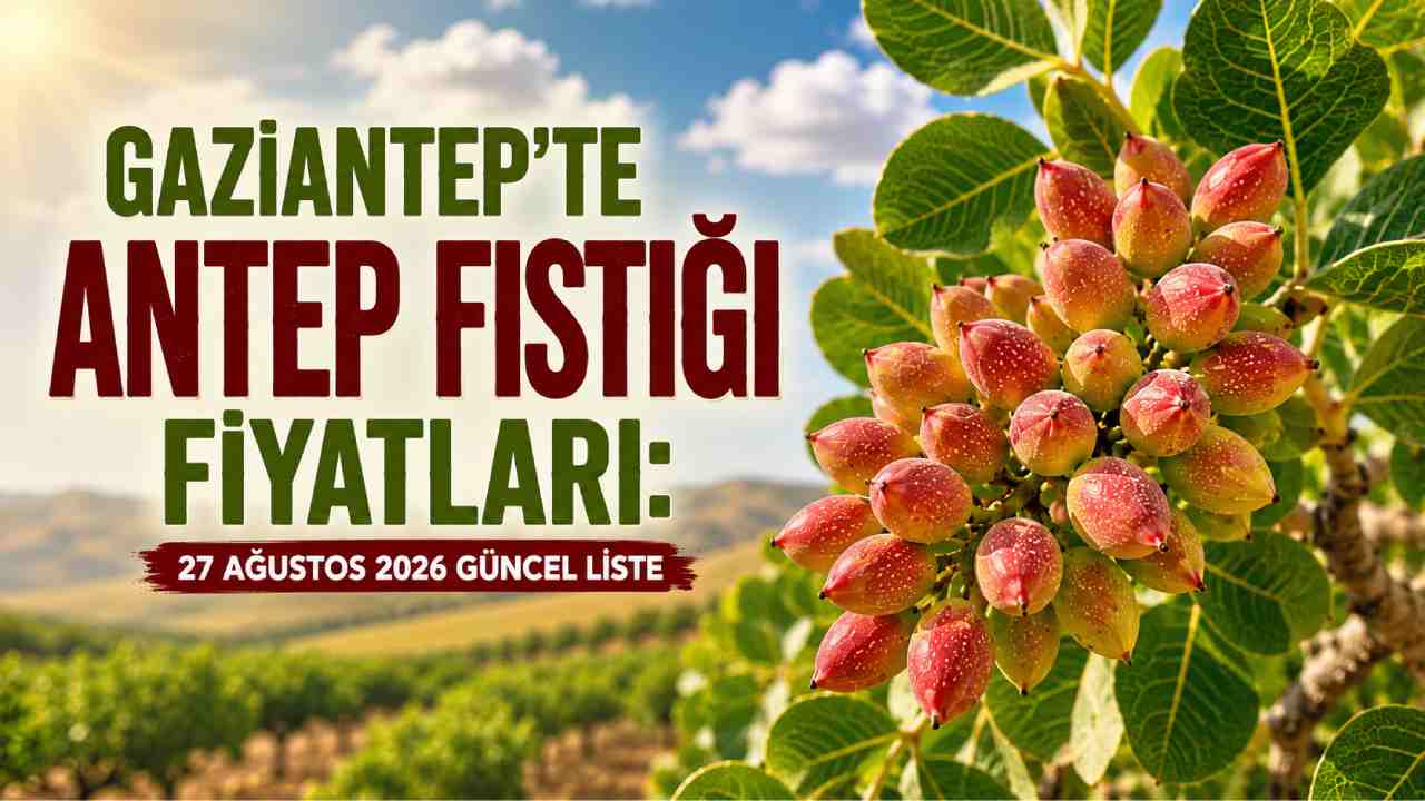 Gaziantep’te Antep Fıstığı Fiyatları: 27 Ağustos 2026